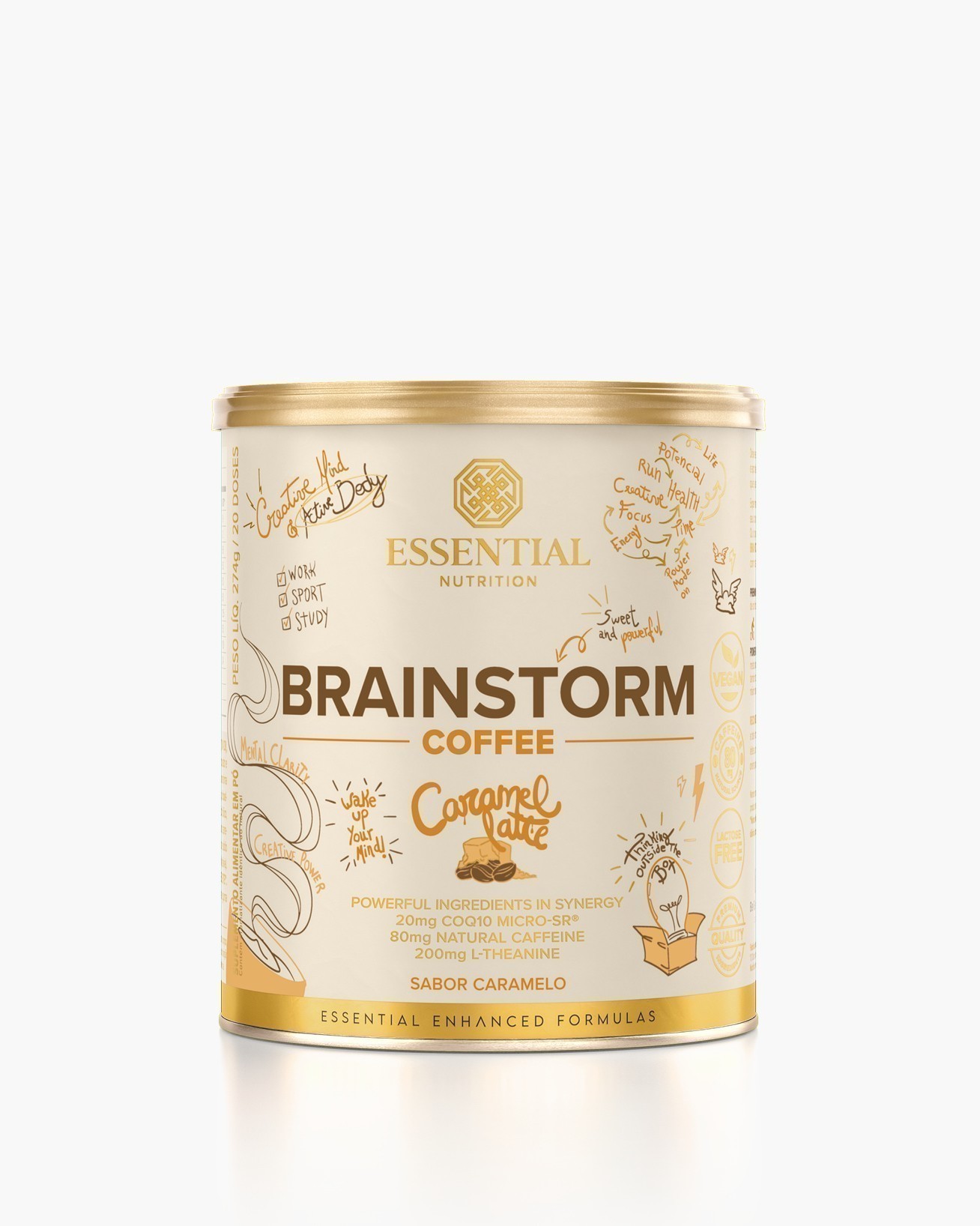 Brainstorm Coffee Caramel Latte — imagem 1